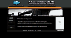 Desktop Screenshot of adventumkonyveles.hu